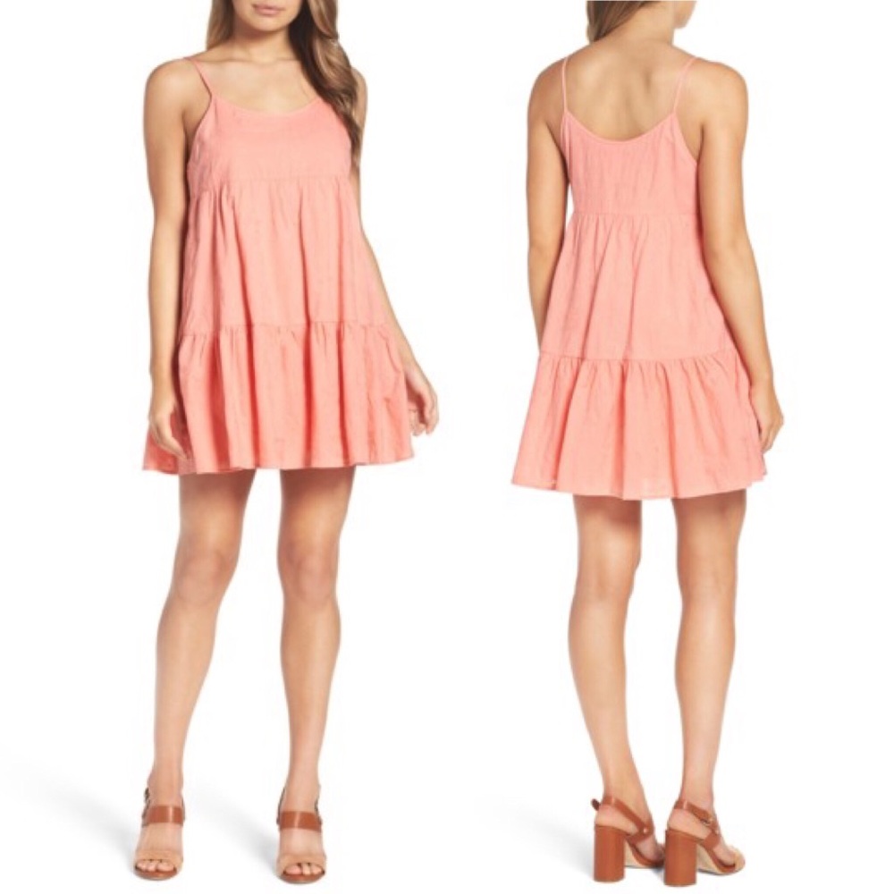 BB Dakota Kendra Paisley Embroidered Slip Dress